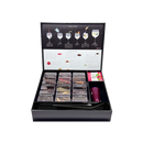 Kit Gin Premium M: 9 especiarias + Dosador + Colher Bailarina + Taça Térmica a Vácuo para Gin PRETA - 530ML