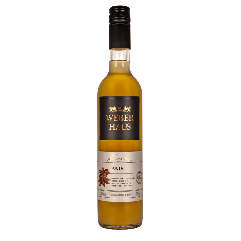 Bebida Mista de Cachaça com Anis Weber Haus 500ml