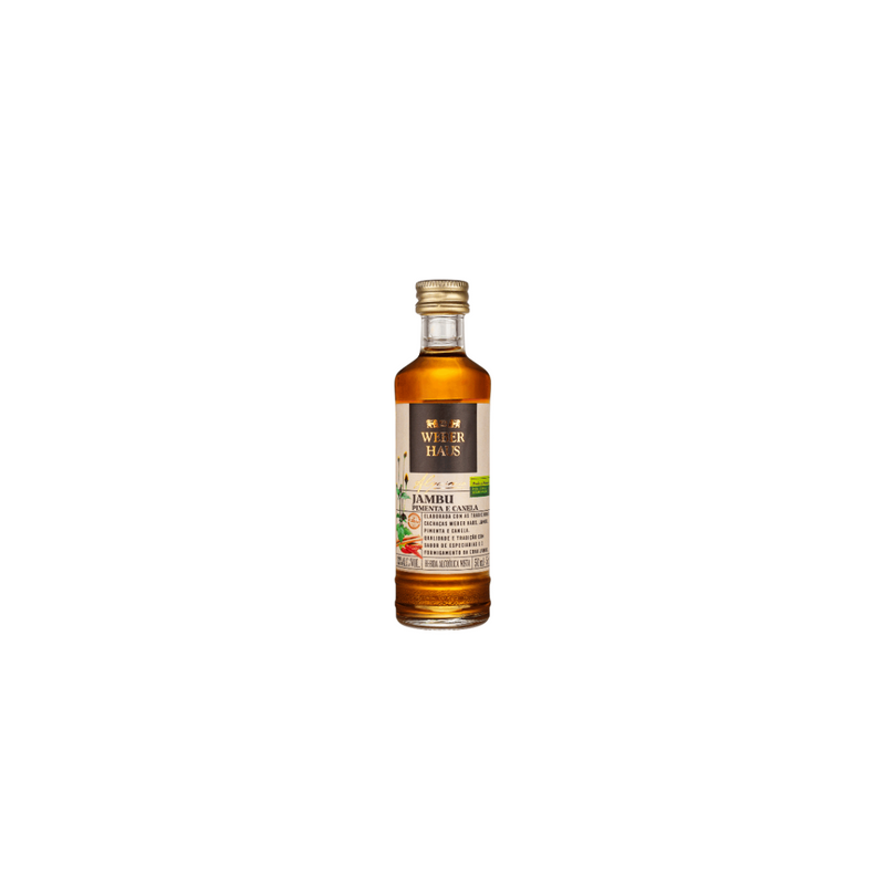 Bebida Mista de Cachaça com Jambu, Pimenta e Canela Weber Haus 50ml