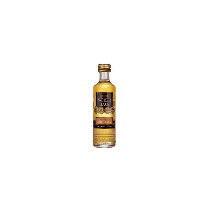 Cachaça Amburana Weber Haus, 50ml