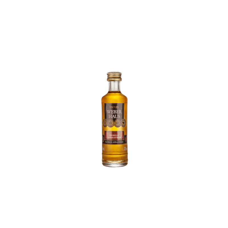 Cachaça Canela Sassafrás Weber Haus, 50ml