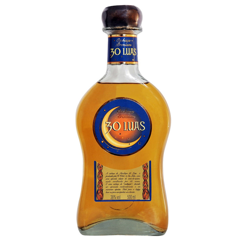 Cachaça Premium 30 Luas, 500ml