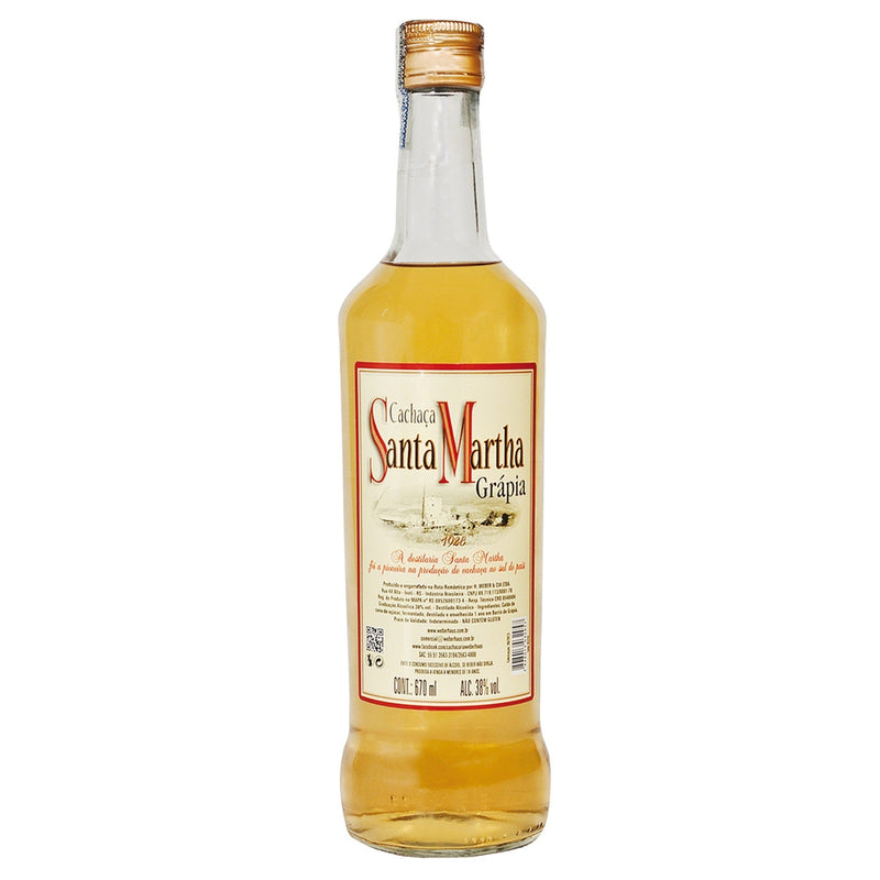 Cachaça Grápia Santa Martha, 670ml