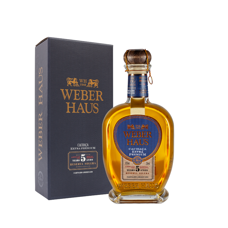 Cachaça 5 anos Weber Haus Solera, 750ml