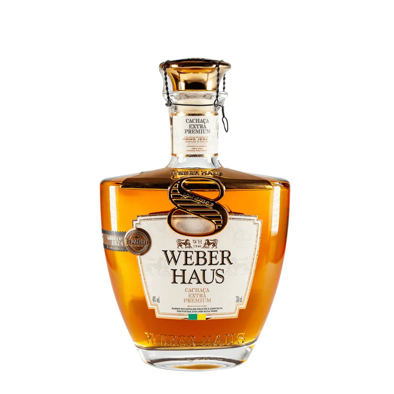 Cachaça Envelhecida 8 anos Extra Premium Weber Haus, 750ml