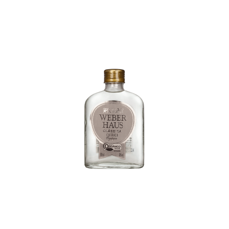 Cachaça Prata de Bolso Weber Haus, 160ml