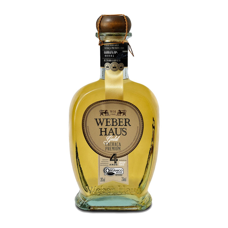 Cachaça Envelhecida Premium Gold 4 anos, 750ml