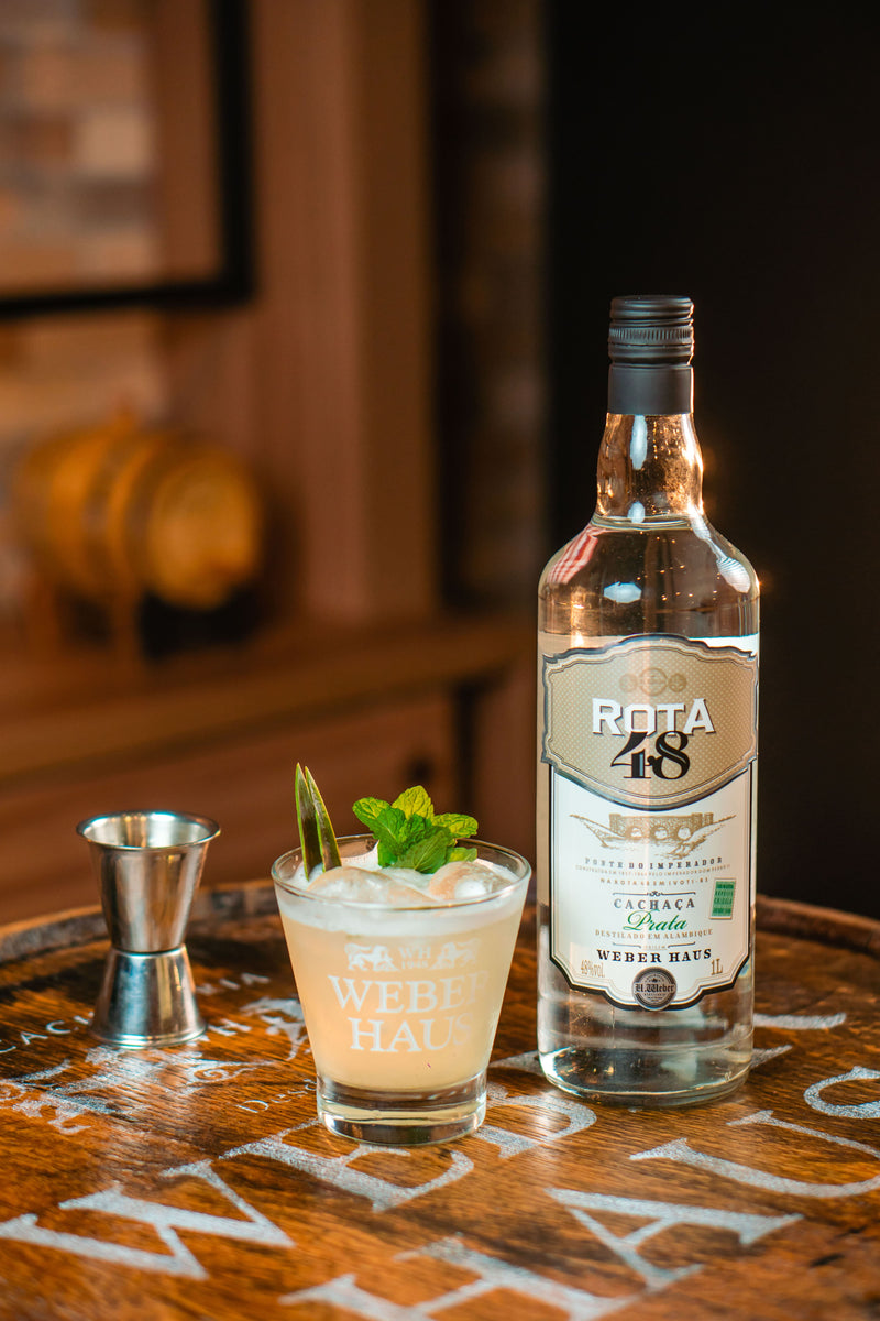 Cachaça Prata Rota 48, 1000ml