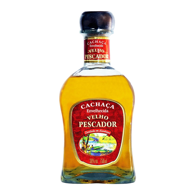 Cachaça Velho Pescador Ouro, 750ml