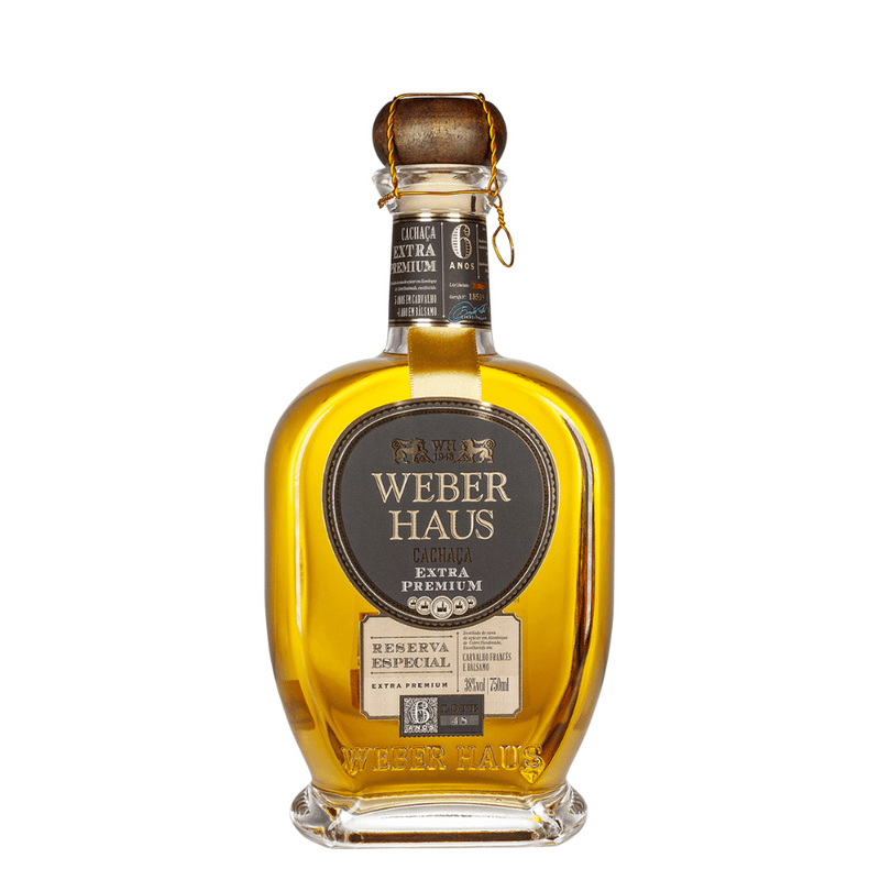 Cachaça Envelhecida 6 anos Extra Premium Weber Haus, 750ml