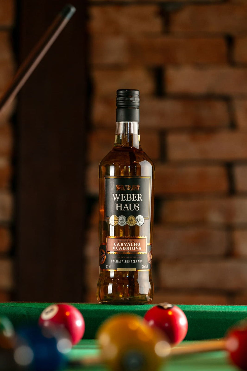Cachaça Carvalho e Cabriúva Weber Haus, 700ml