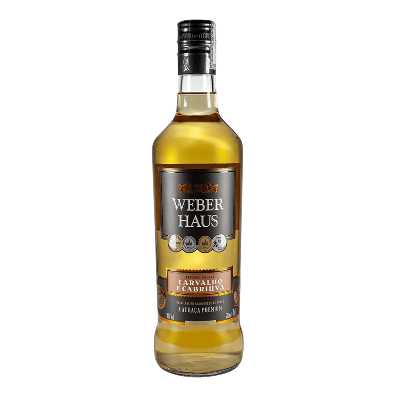 Cachaça Carvalho e Cabriúva Weber Haus, 700ml