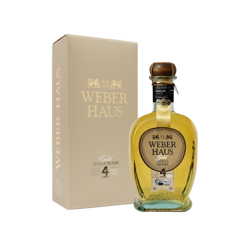 Cachaça Envelhecida Premium Gold 4 anos, 750ml