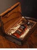 Estojo Madeira Única e 2 Copos