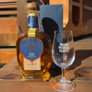 Kit Cachaça Extra Premium 5 Anos com Taça Cristal Iso Weber Haus 210ml